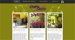 Desktop Screenshot of openairflowersslo.com